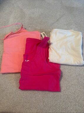 Women’s Tank Tops - Pink, Hot Pink & White
